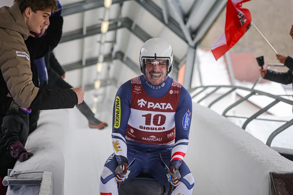 Fabio Zauser - Junioren Weltcupsieg in Sigulda