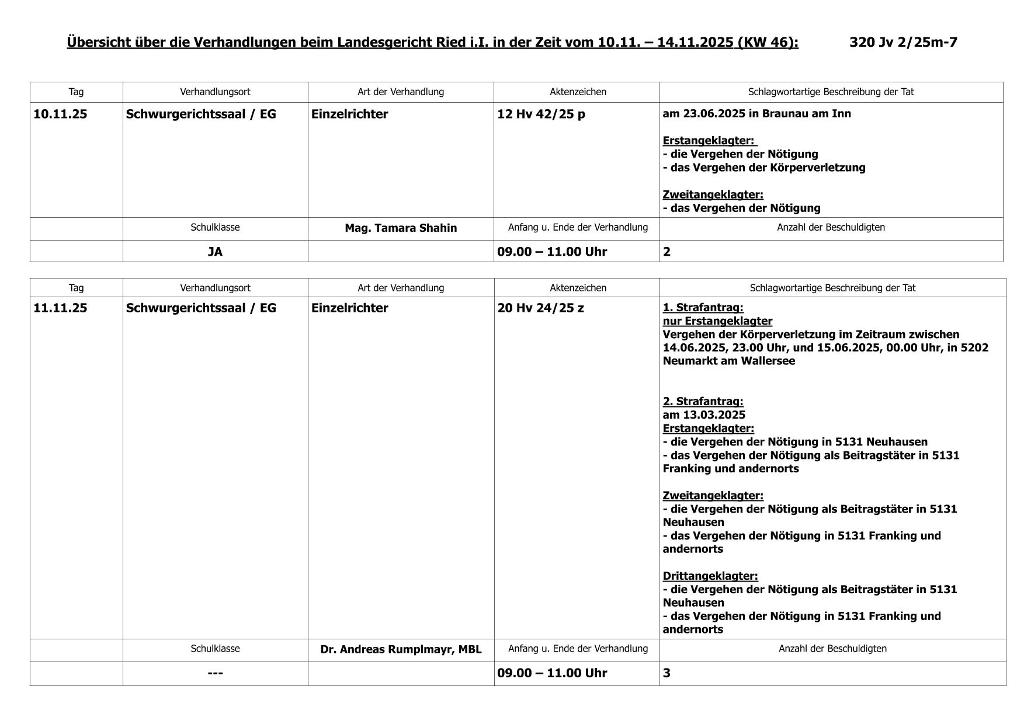 medienspiegel.kw46 2025